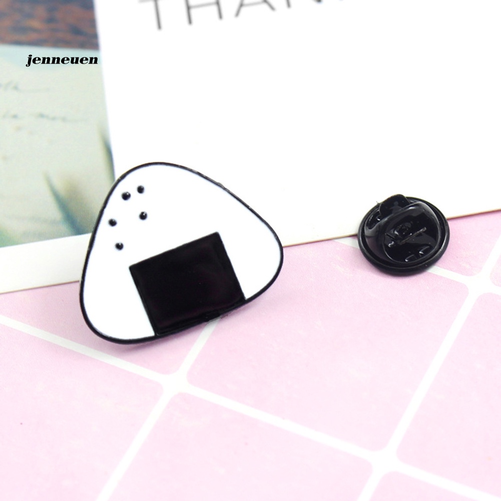 Trâm Cài Áo Khoác Denim Tráng Men Hình Sushi Hoạt Hình Nhật Bản