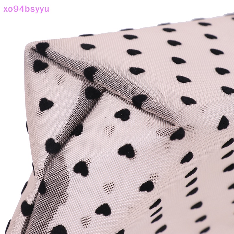 Túi Lưới Đựng Mỹ Phẩm Xo94Bsyu Màu Đen Có Khóa Kéo Tiện Dụng