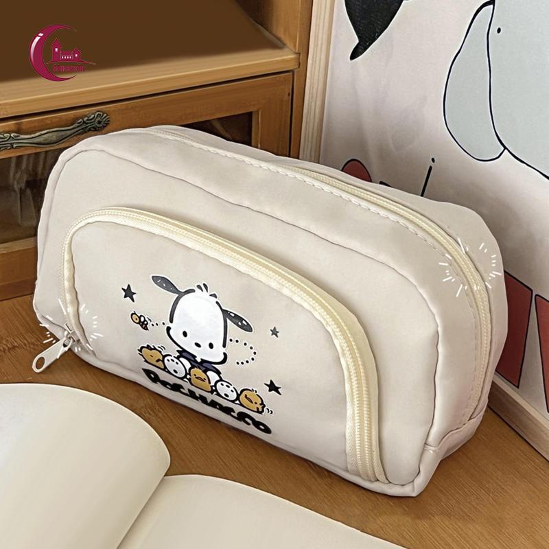 Almencla Túi Đựng Bút Bằng Vải canvas / Túi Mỹ Phẩm Đa In Hình Cún Thời pacha