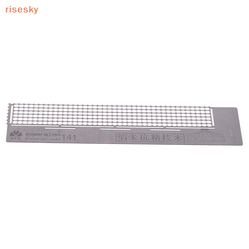 Thước Lưới Inox 240 Lỗ 50 Lỗ 141mm Chuyên Dụng Thêu Tranh Đính Đá