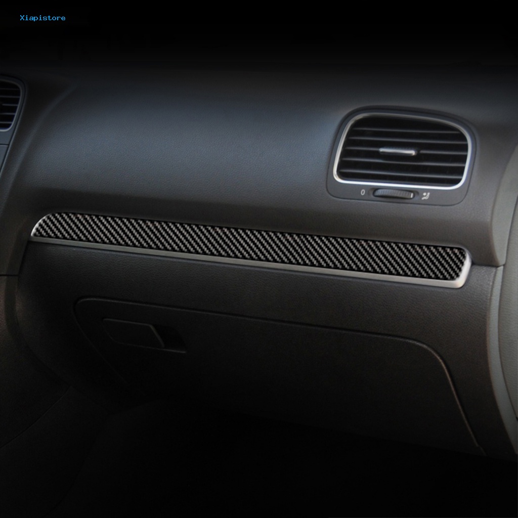 Set 2 Miếng Dán Trang Trí Bảng Điều Khiển Trung Tâm Cho VW Golf 6 R MK6 08-12