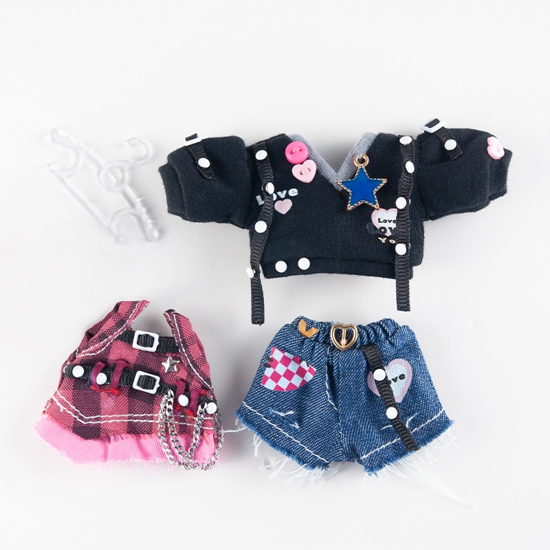 Bộ Đồ Thời Trang Cá Tính Cho Búp Bê ob11 GSC YMY obitsu11 1 / 12 BJD BODY9 DDF
