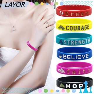 Lay Vòng Tay Silicone Truyền Cảm Hứng Truyền Cảm Hứng