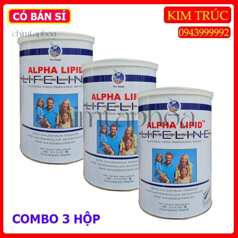 [HCM]Combo 3 Hộp Sữa Non Alpha Lipid LineLife