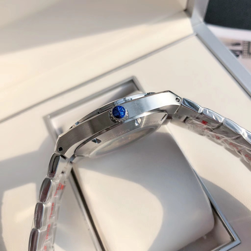 Đồng Hồ Đeo Tay Vacheron 904 Mặt Đá Sapphire Tráng Gương Kích Thước 41mm