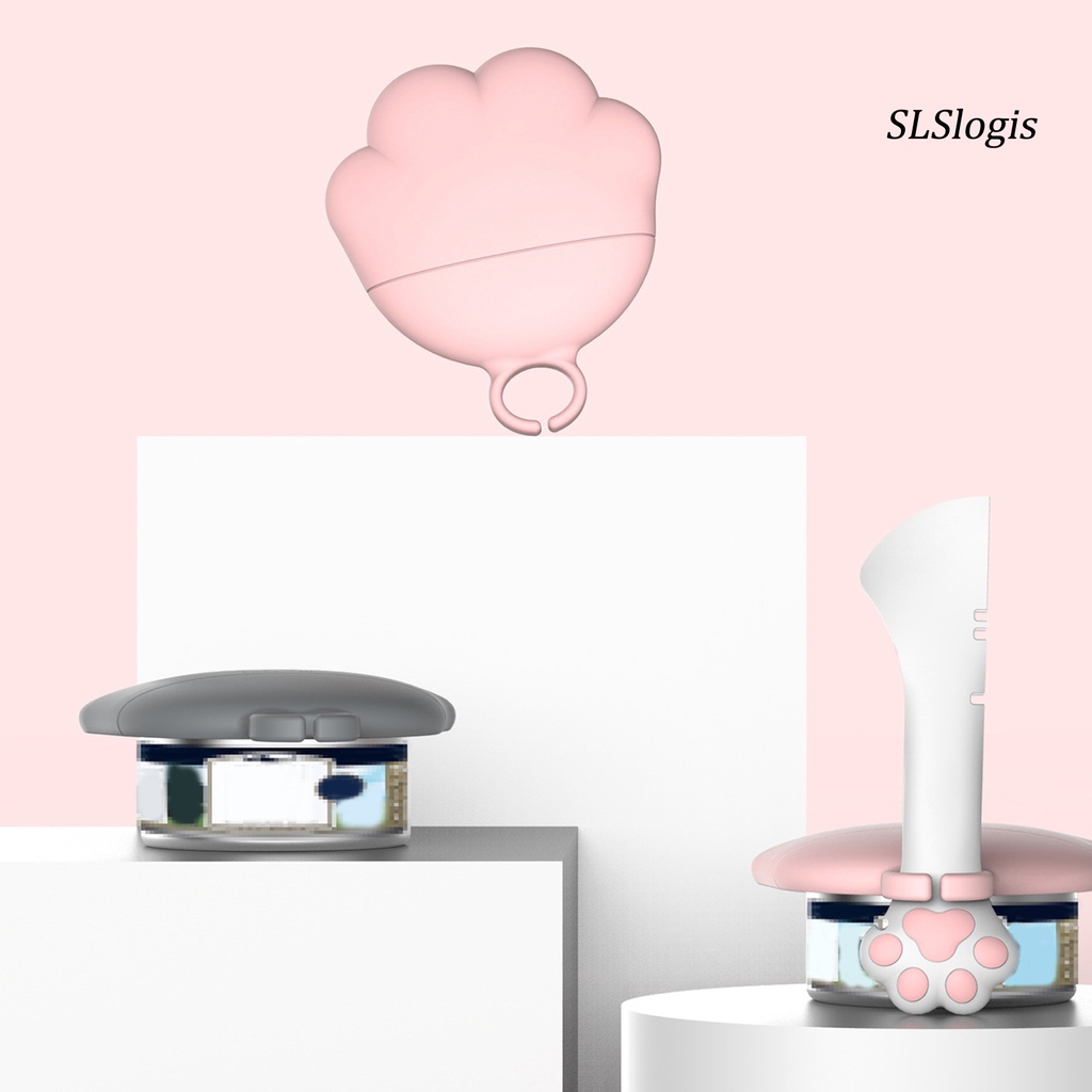 Muỗng Ăn Cho Thú Cưng Bằng Silicone Thiết Kế Móng Vuốt Dễ Thương Đa Năng