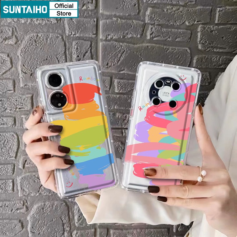 Suntaiho OPPO ốp iphone trơn Cho OPPO A5s A7 A11K A15S A15 A16 (4G) A54 (4G) A57 A35 Oppo A16-4G Oppo A16S A54S Oppo A5S A7 2018 AX5S AX7 A7N ốp iphone mềm Ốp Điện Thoại Silicon Chống Sốc