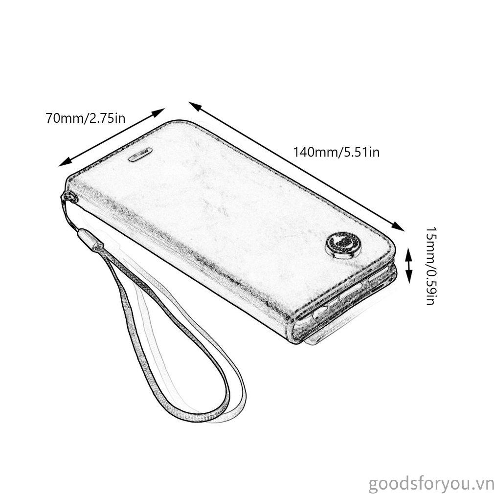 Bao Da PU HìNh ChiếC Ví Cho ĐiệN ThoạI iPhone 7 / 7s