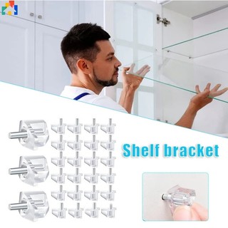 Set 10 chốt cố định kệ tủ mini bằng kim loại siêu chắc giá đỡ