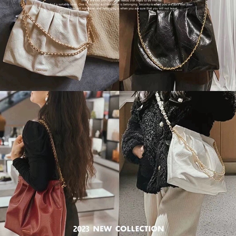 Túi Đeo Vai Cnk23 Phối Dây Xích Thiết Kế Mới Cao Cấp Thời Trang Dành Cho Nữ 20671559/40671449 Túi Tote