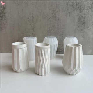 Khuôn Silicone Làm Bình Hoa Thả Keo Dán DIY