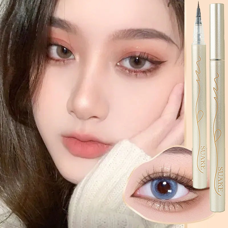 Bút Kẻ Mắt / Bút Kẻ Lông Mi Dưới Siêu Mịn Chống Nước Lâu Trôi Mau Khô