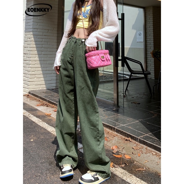 EOENKKY quần_ống_rộng quần ống rộng quần Giải trí Đường phố 2023 NEW style JL0727011