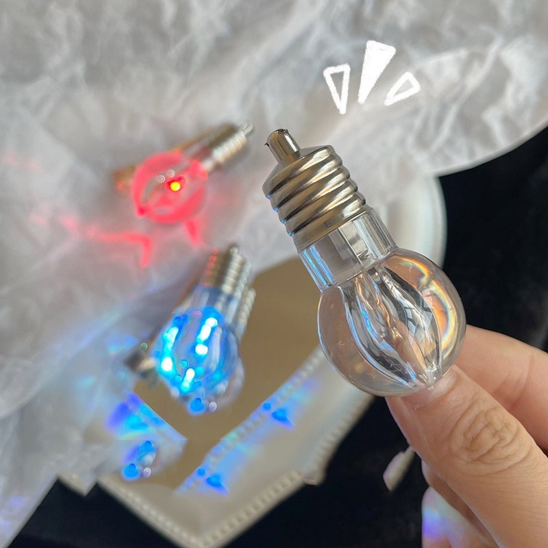 Kẹp Tóc Hình Bóng Đèn Phát Sáng Vui Nhộn