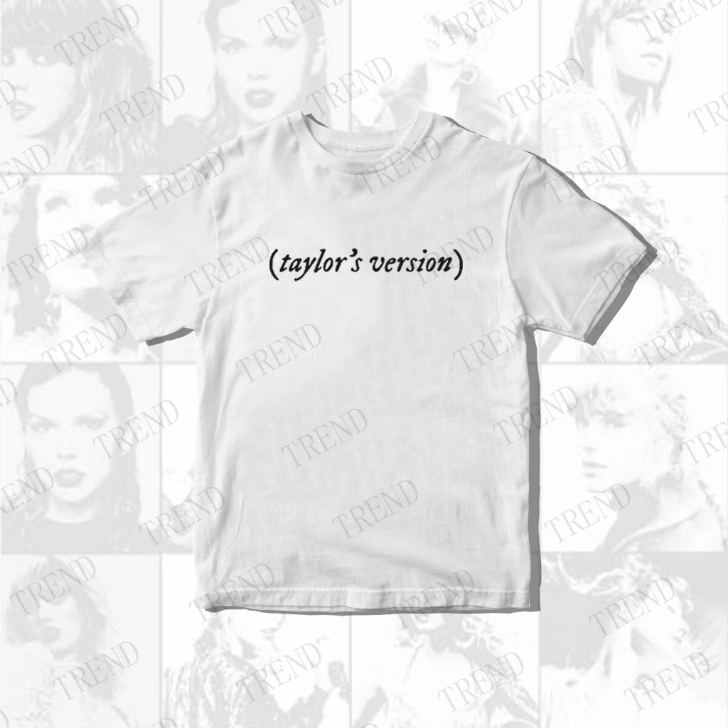 Áo Thun Cotton Tay Ngắn In Chữ Taylor Swift Phong Cách Hàn Quốc Thời Trang Cho Nam Và Nữ