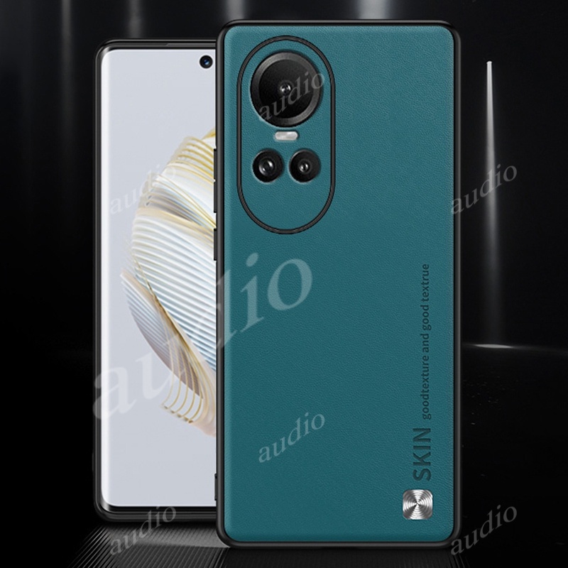 Ốp Điện Thoại Da Viền Silicon Sang Trọng Cho Oppo Reno 10 Pro Plus 10Pro 10Pro + 5G 2023 Oppo Reno10 Pro + Pro + Reno10Pro 5G