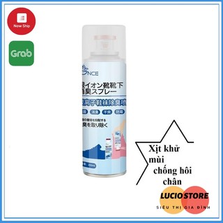 Chai xịt giày Nano làm sạch, thơm giày Lucinmart