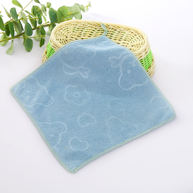 Dualswish Khăn Lau Hình Vuông Bằng Sợi Nhỏ Mềm Mại Đa Năng Khô Nhanh Thân Thiện Với Da Trẻ Em