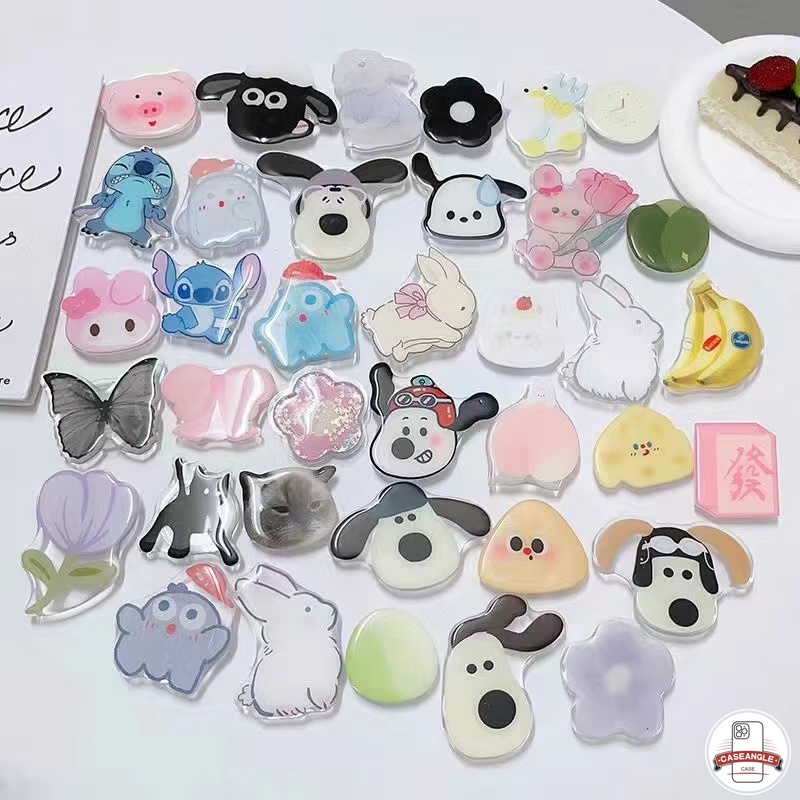 Giá Đỡ Điện Thoại Dạng Nhẫn Đeo Tay Hình Động Vật Hoạt Hình Dễ Thương