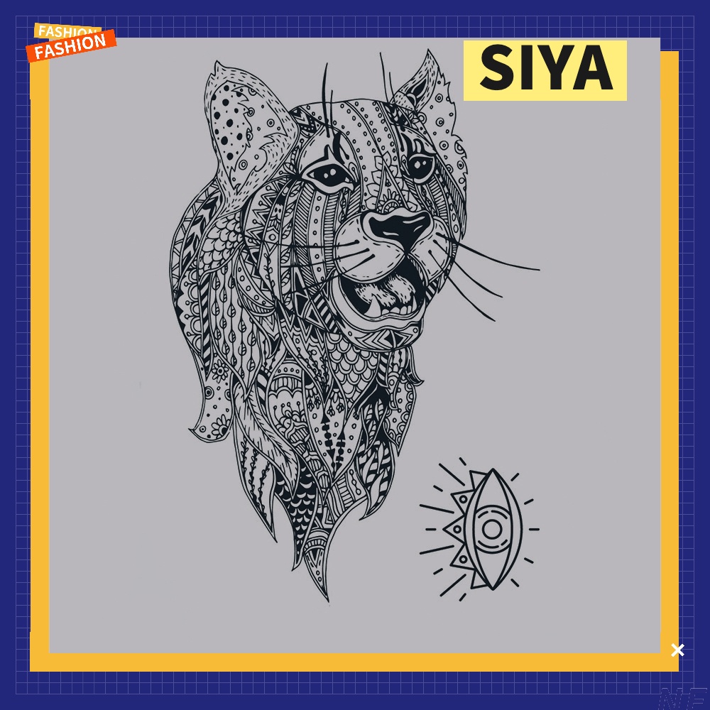 【SIYA Magic Tattoo】Hình Xăm Dán Tạm Thời Chống Nước 6cm x 10cm Sang 10-15 Ngày