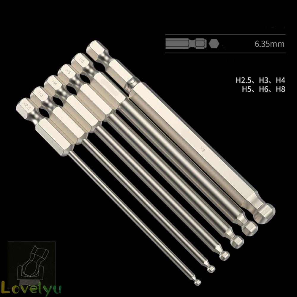 ⭐24H SHIPING ⭐Screwdriver Bit 100mm Long 6.35mm ( 1/4 Inch )hex Alloy Steel Ball Head