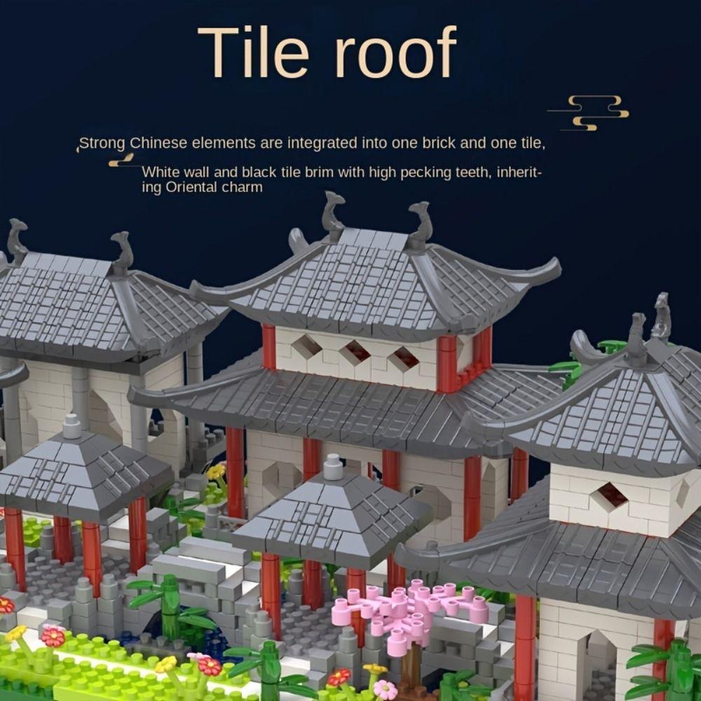 Mô hình lắp ráp MMULCK hình kiến trúc thành phố Tô Châu Trung Quốc chuyên nghiệp cho trẻ em
