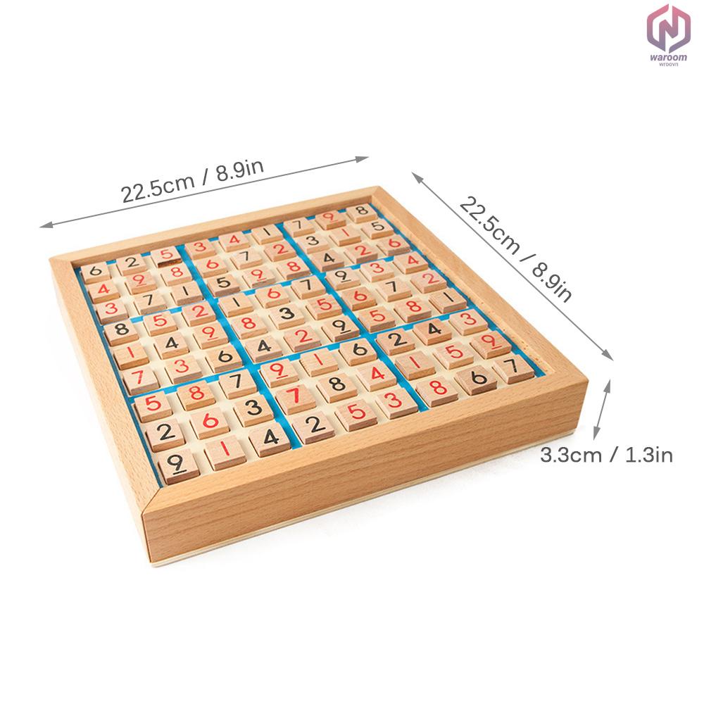 Bộ Trò Chơi Sudoku Bằng Gỗ Có Ngăn Kéo Để Bàn Phát Triển Trí Não # 26