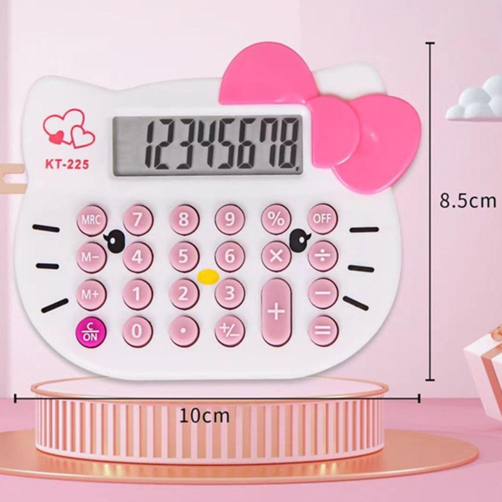 Máy tính cầm tay MMULCK 8 chữ số hoạt hình KT Kuromi dễ thương cảm giác thoải mái