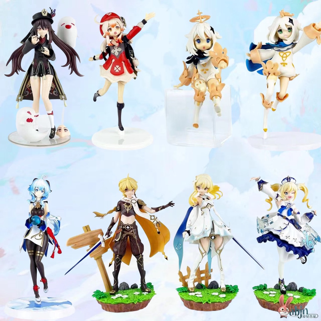 Genshin Mô Hình Nhân Vật paimon klee hu tao Ventti eula