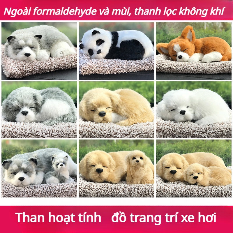 Túi Than Tre Hoạt Tính Khử Mùi Xe Hơi Hình Động Vật Siêu Dễ Thương Máy lọc không khí ô tô