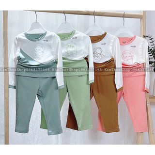 Bons99 mặc điều hoà - bộ dài tay vải petit