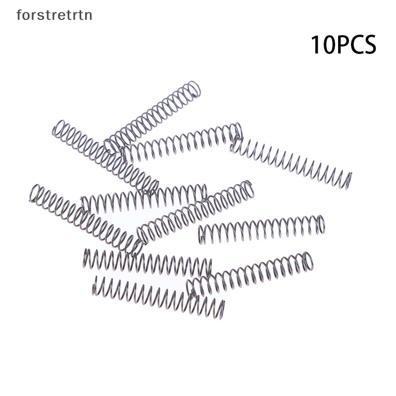 Forstretrtn 10 cái đường kính dây 0,4mm bút bi thu nhỏ refill thép lò xo nén nhỏ en