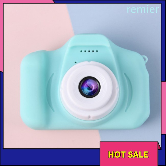 Re 2 inch màn hình hd có thể sạc được máy ảnh mini kỹ thuật số trẻ em phim hoạt hình đồ chơi máy ảnh dễ thương đạo cụ chụp ảnh ngoài trời cho trẻ em