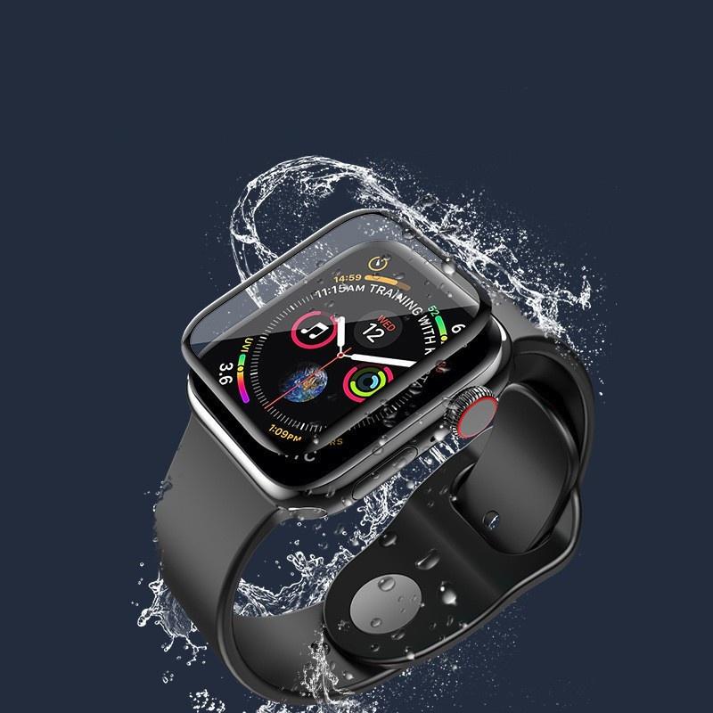 Miếng dán bảo vệ màn hình cong 3D thích hợp cho Apple Watch Series 8 7 6 5 4 se 41/40/45/44mm