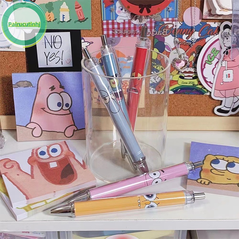 Pairhj 1 cái kawaii phim hoạt hình bút gel trường văn phòng cung cấp văn phòng phẩm bút gel dễ thương quà tặng giải thưởng bút vn