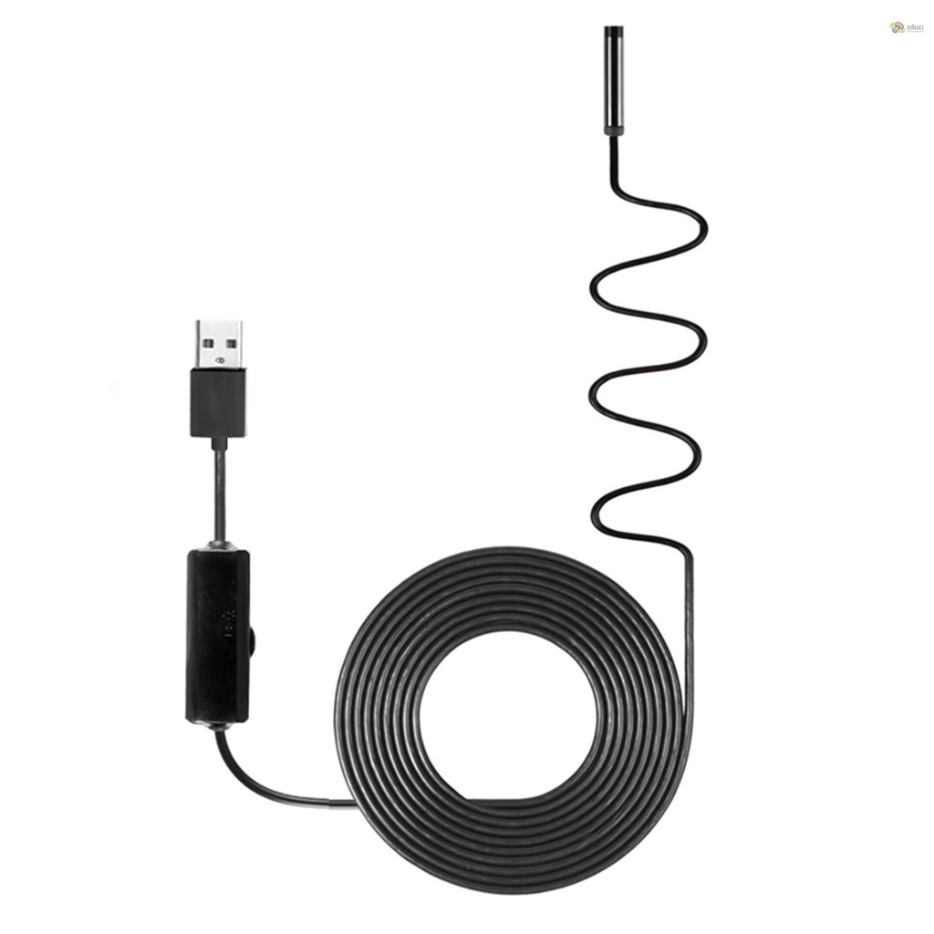 camera kiểm tra kính nội soi công nghiệp tích hợp đèn led 8pcs ống kính 8mm ip67 kính nội soi usb chống thấm nước (dây cứng 5m)