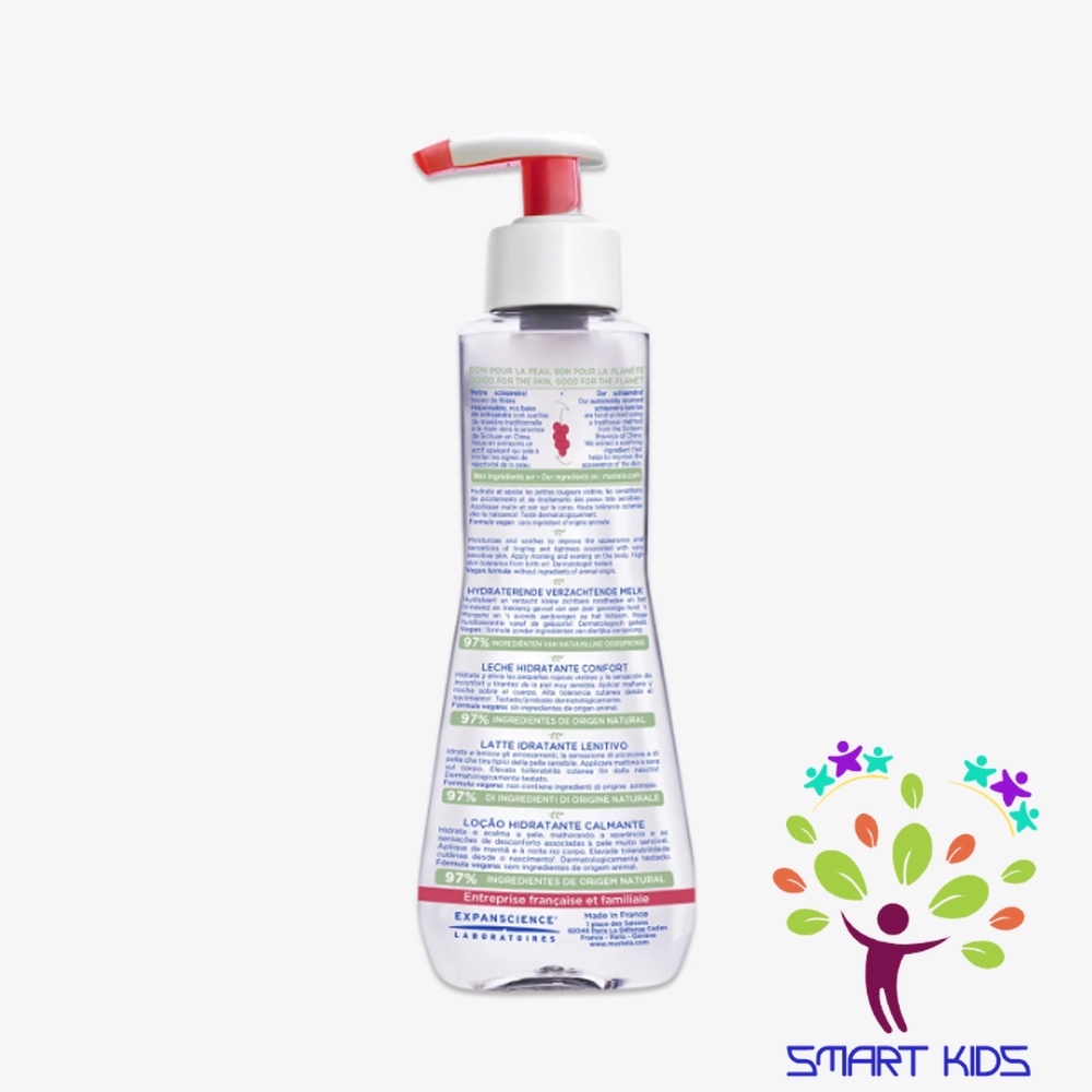 Nước Làm Sạch Mặt Và Cơ Thể Da Rất Nhạy Cảm Mustela No-Rinse Soothing Micellar Cleansing Water 300ml