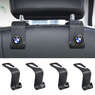 Móc Treo Đồ Sau Ghế cacbon Có Logo Hãng Xe Sang Trọng Tiện Lợi