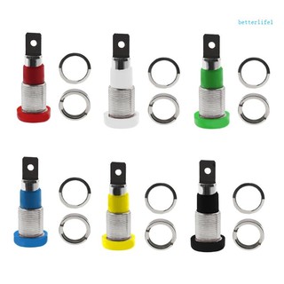 Btm 4mm banana jack socket female adapter cho đầu nối phích cắm chuối 4mm