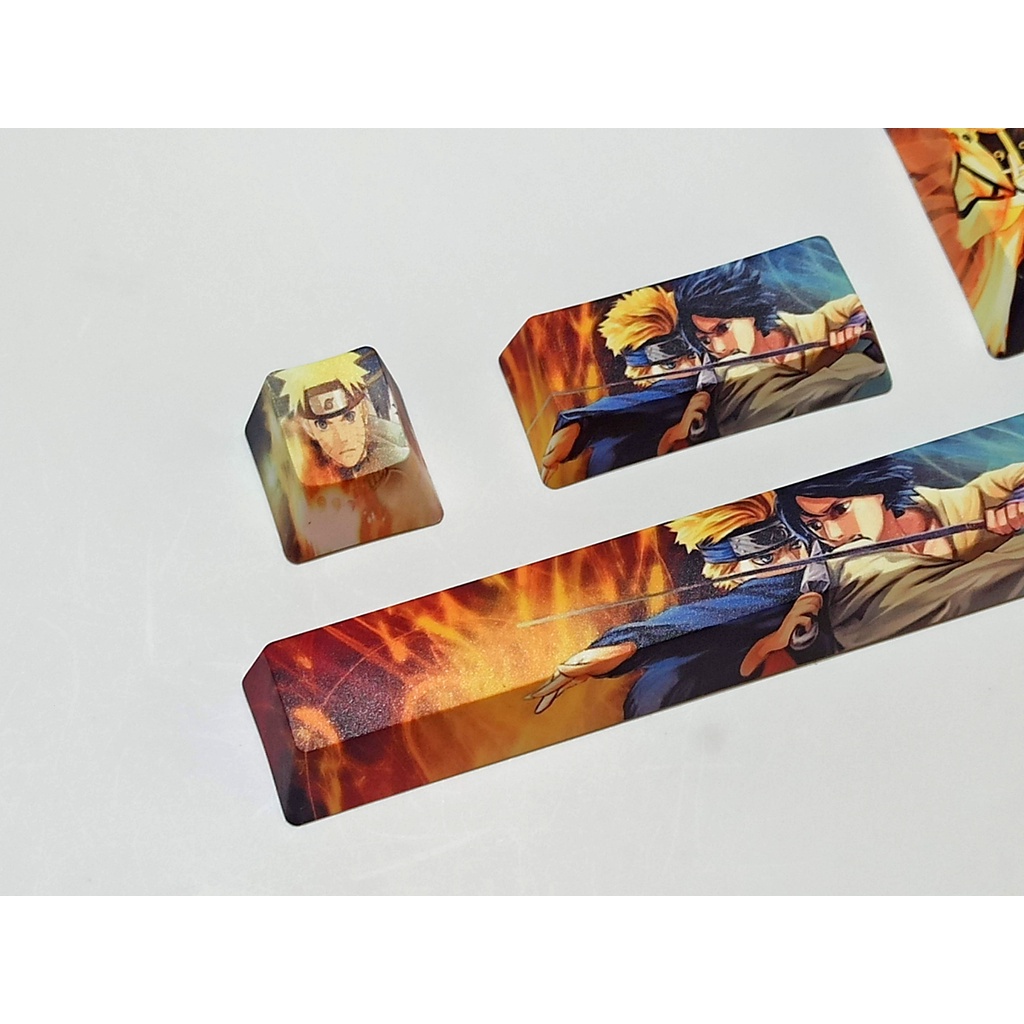 Bộ 4 Vỏ Bọc Bàn Phím Cơ In Hình naruto Uz