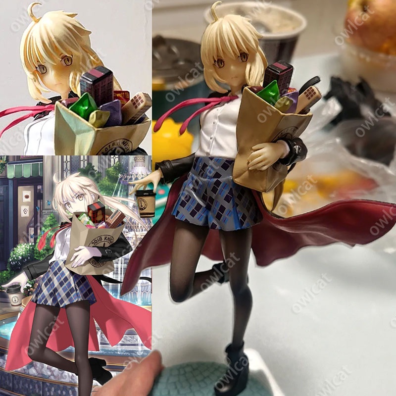 Mô Hình Nhân Vật Fate Grand Order Artoria Pendragon Alter  FGO Saber 25cm 1/7 Dark-Tainted Tyrant Fate Stay Night No.3 Servant SR 4Star PVC Figure Packed in Box
