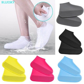 Bọc Giày Đi Mưa Bằng Silicon Dày Dặn Chống Trượt Chống Thấm Nước Tiện Dụng Silicone