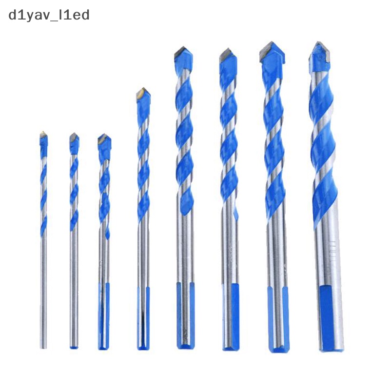 DD 1 chiếc mũi khoan chất lượng cao đa năng 3mm to12 mm màu xanh dương mũi khoan xoắn mũi nhọn