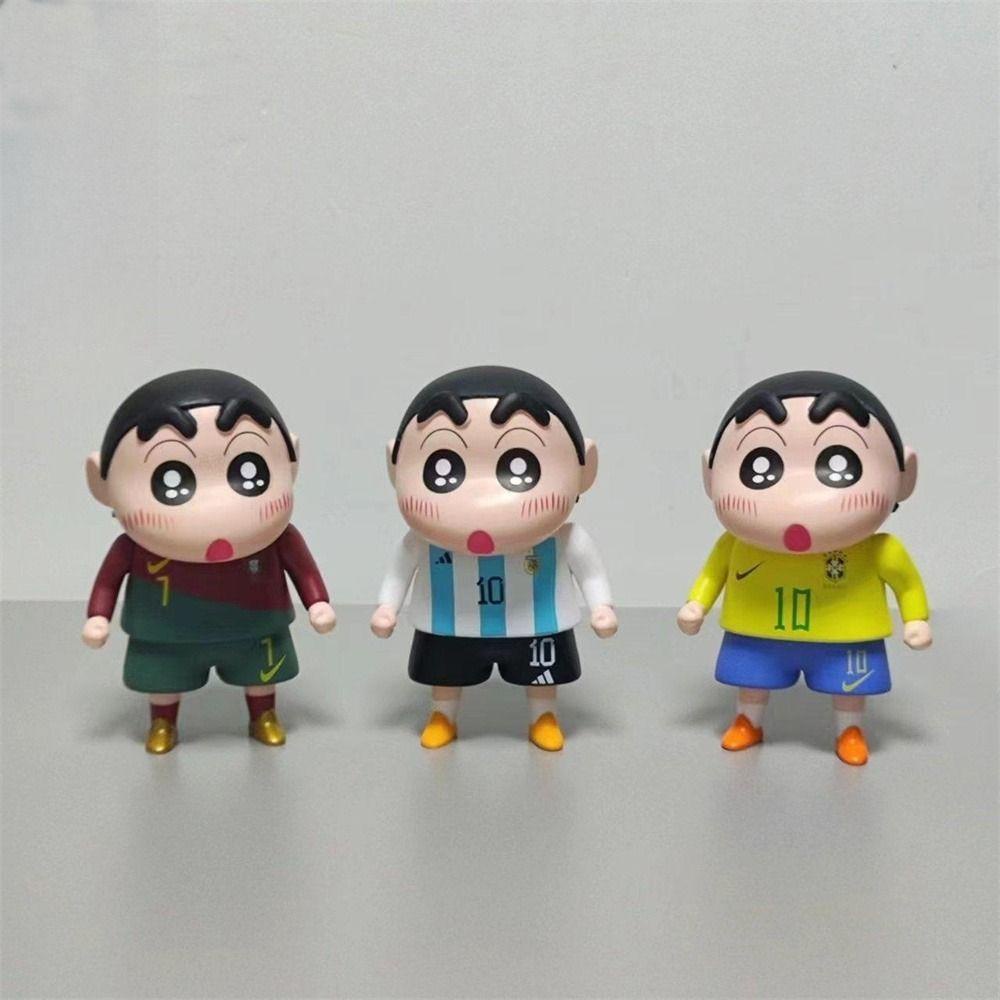 Mô hình hành động MMULCK nhân vật hoạt hình Crayon shin-chan/ ngôi sao bóng đá 13cm cho người hâm mộ sưu tầm