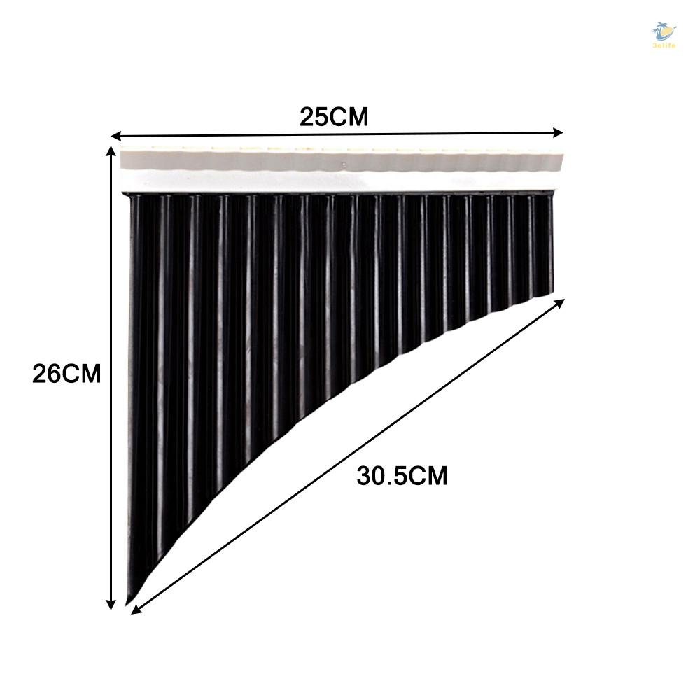 3elife 18 pipe pan flute panpipes c key pan pipes with mouthpiece cho học sinh mới bắt đầu