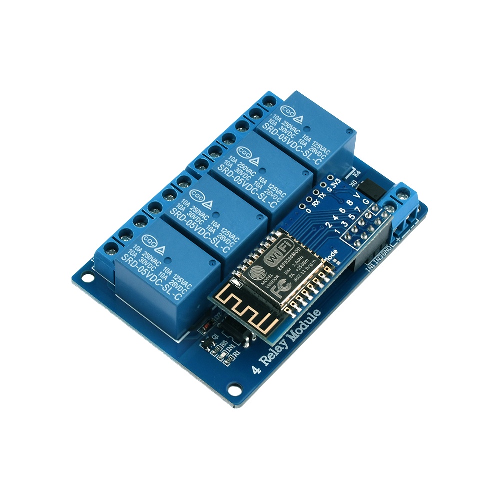 RIRIHI Dc Mô Đun Rơ Le Cách Ly Quang 4 / 8 Kênh dc5v 12v esp8266