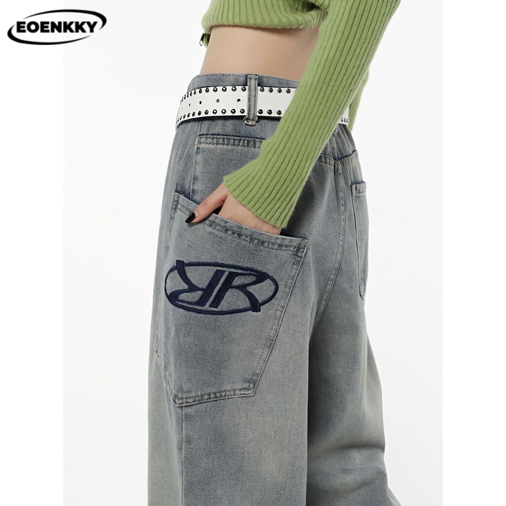 EOENKKY quần ống rộng quần nữ jean Thoải mái Phong cách Trendy Chic  Độc đáo Cái mới Thời trang Phong cách A27L0EJ 37Z230915