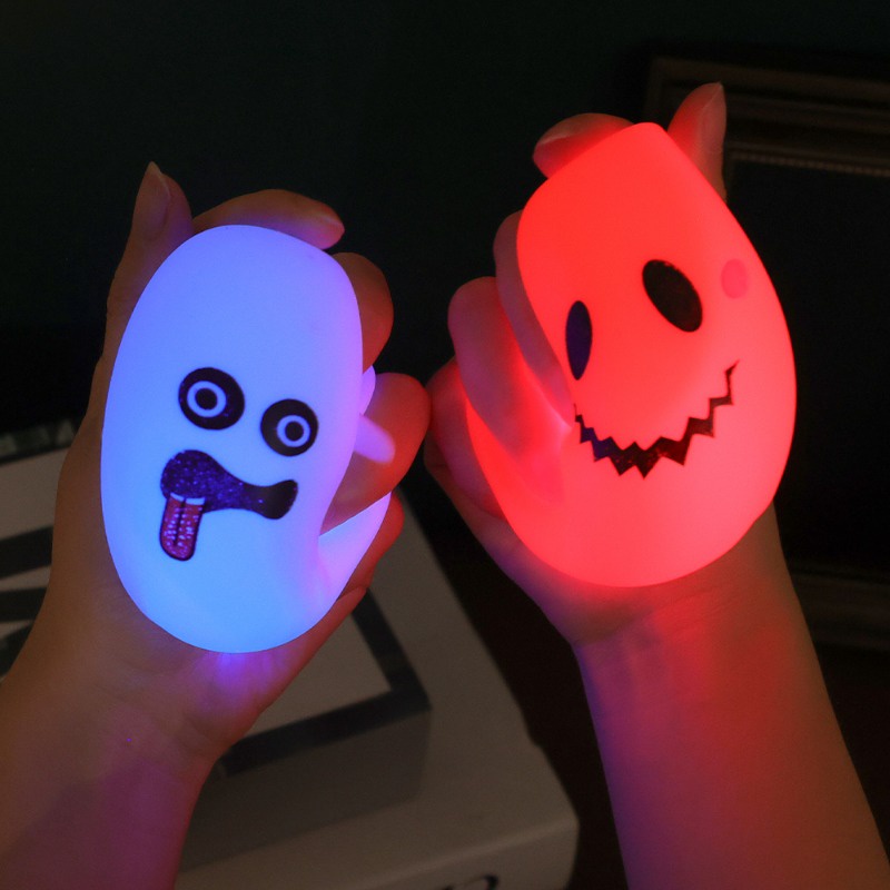 Đồ Chơi Bóp Xả stress Mềm Phát Sáng Vui Nhộn Cho Tiệc halloween