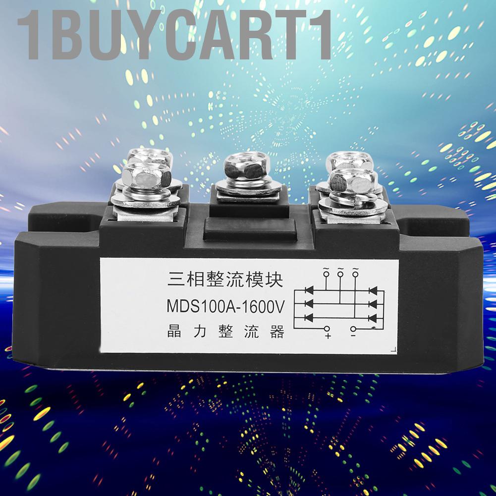 1buycart1 MDS-100A 1600V 5 Terminals 3 Phase Practical Full  Diode Rectifier