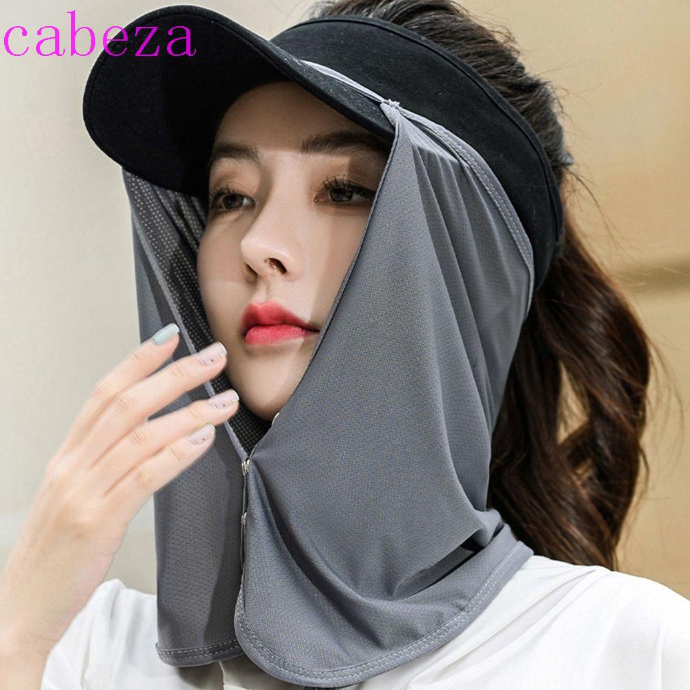Cabeza mặt nạ chống nắng che mặt golf thoáng khí chống tia cực tím khăn quàng cổ cho nam bảo vệ cổ khăn lụa cho nữ khăn che mặt chống nắng
